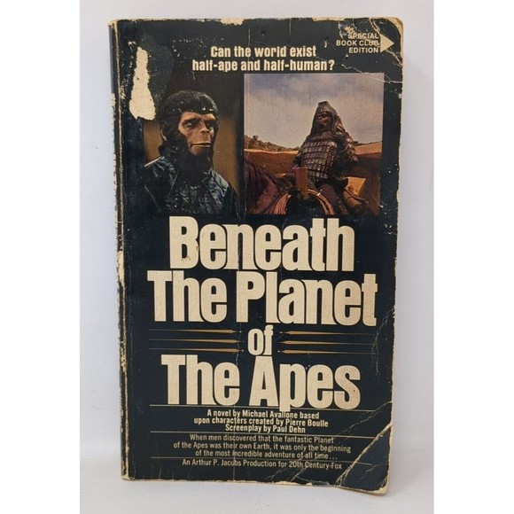 Beneath The Planet of the Apes Michael Avallone 1970 Bantam Paperback Book Club - Picture 1 of 13